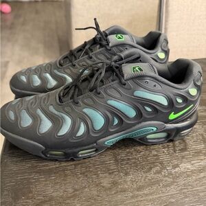 Nike Black and Teal Sneakers